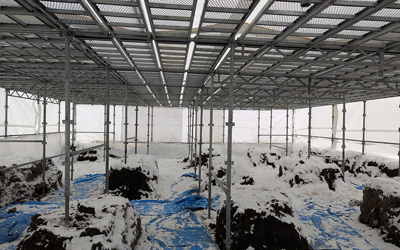 冬期：基礎養生